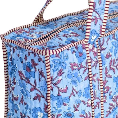 エココンビニバッグ ブロックプリント エコバッグ - Image 3