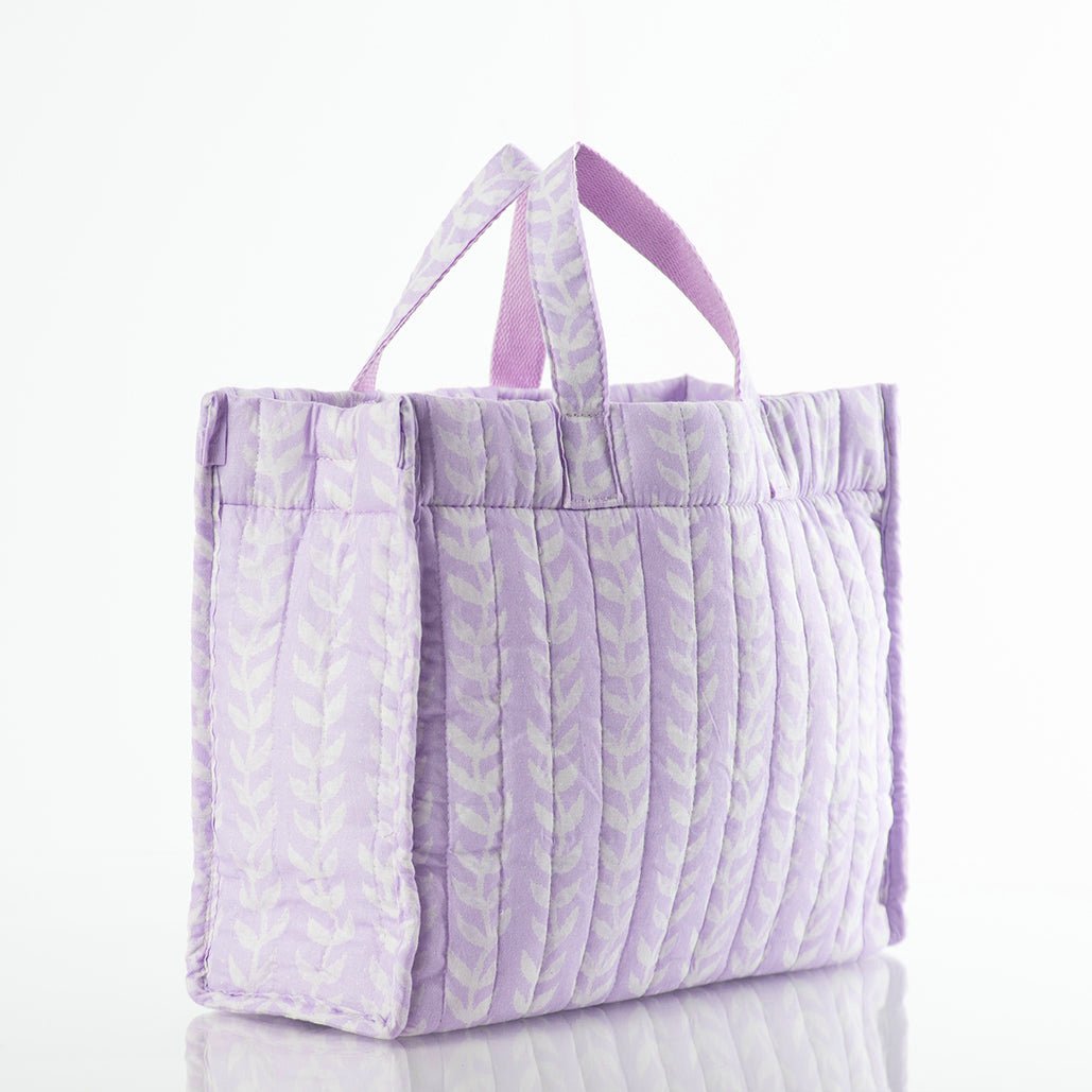 エコポケッタブルバッグ ブロックプリント ッグ - Image 4