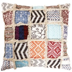 Durable Handmade Cotton Cushion with Authentic Ethnic Patterns Durable Handmade Cotton Cushion with Authentic Ethnic Patterns