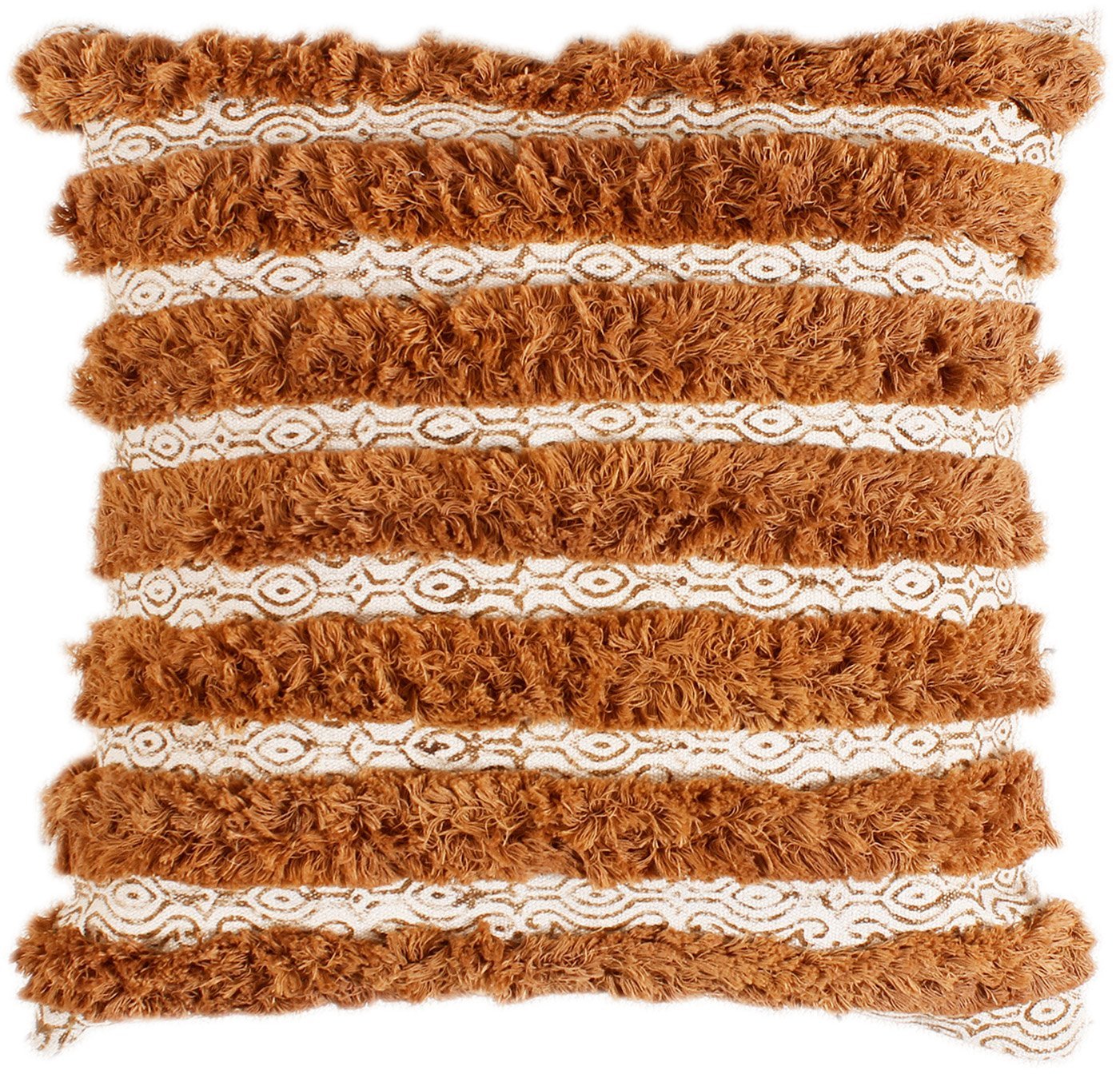 Handmade Cotton Cushion with Elegant Artisan Block Print