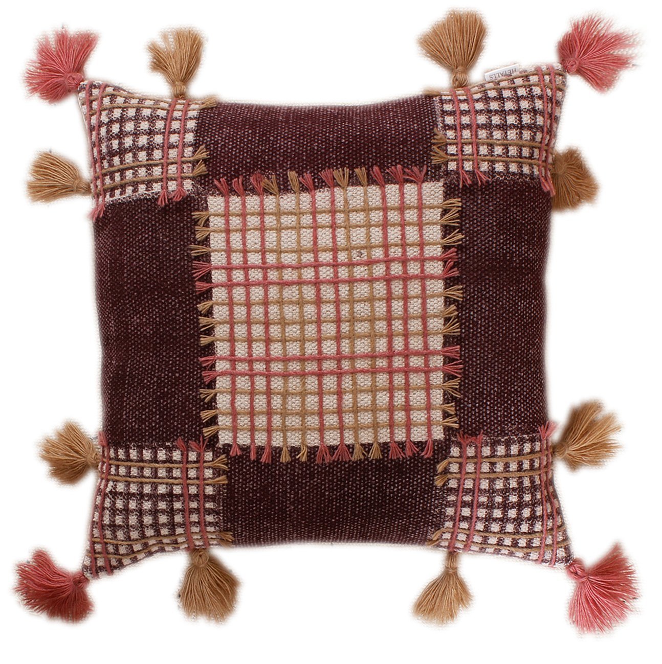 Ethnic Handcrafted Cotton Cushion with Timeless Classic Appeal