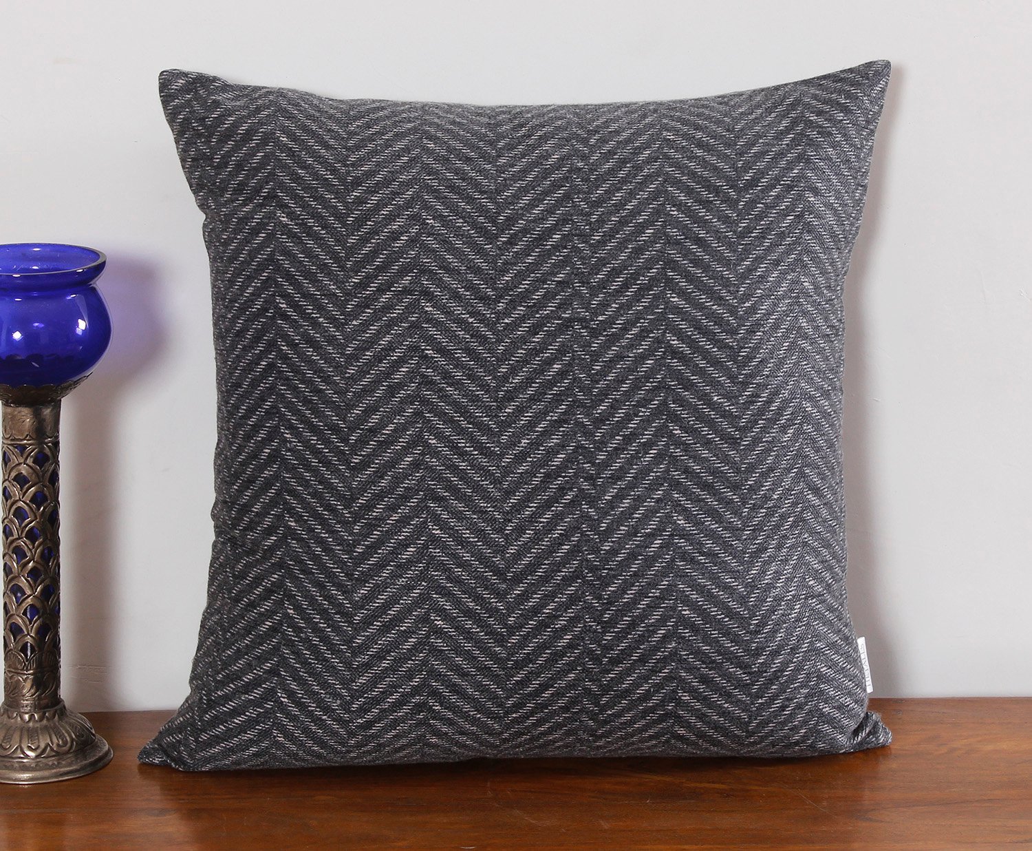 Block Printed Handmade Cotton Cushion for Elegant Home Decor - Image 2