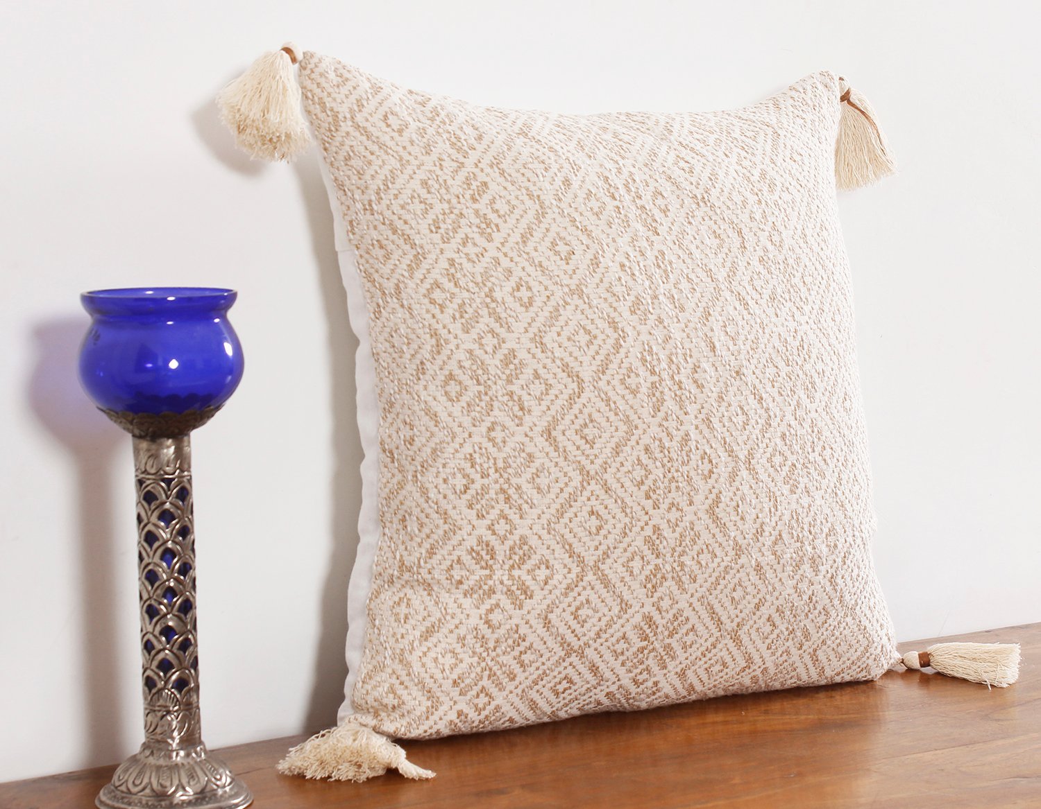 Unique Artisan Cotton Cushion for Modern Living Spaces - Image 3