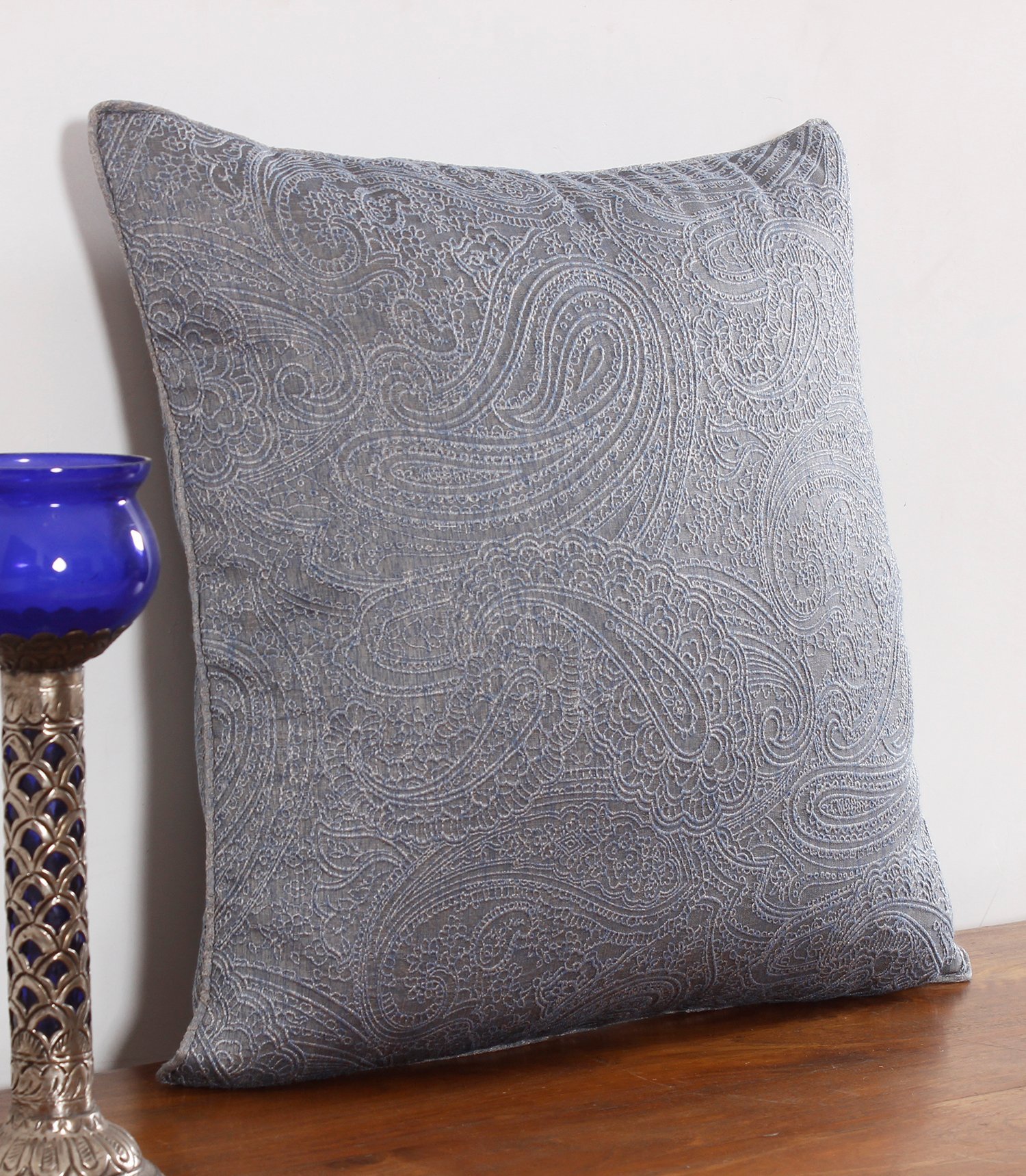 Comfortable Handmade Cotton Cushion with Timeless Cultural Appeal - Image 3