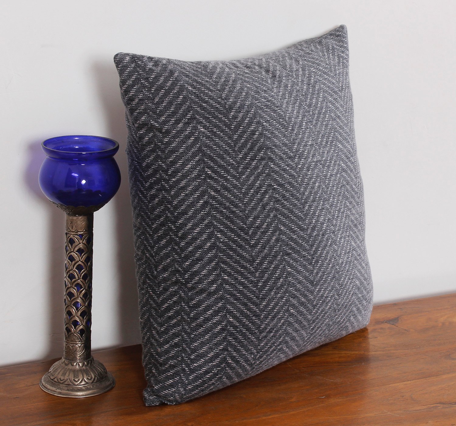 Block Printed Handmade Cotton Cushion for Elegant Home Decor - Image 3