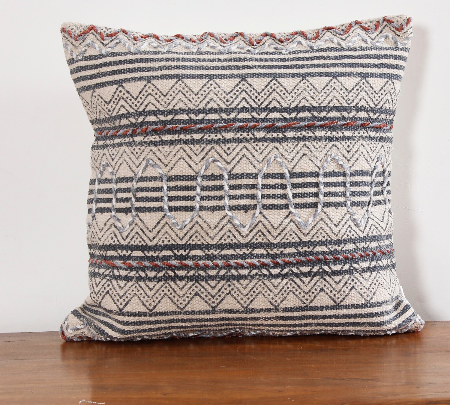 Decorative Handmade Cotton Cushion for Sofa and Bed - Image 3