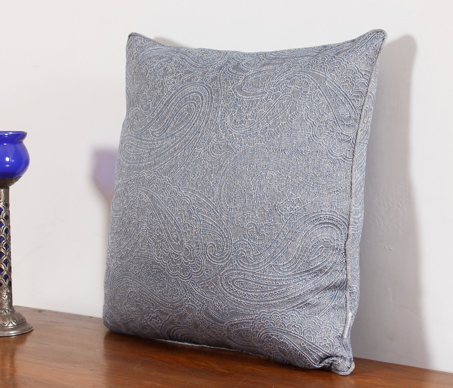 Comfortable Handmade Cotton Cushion with Timeless Cultural Appeal - Image 4