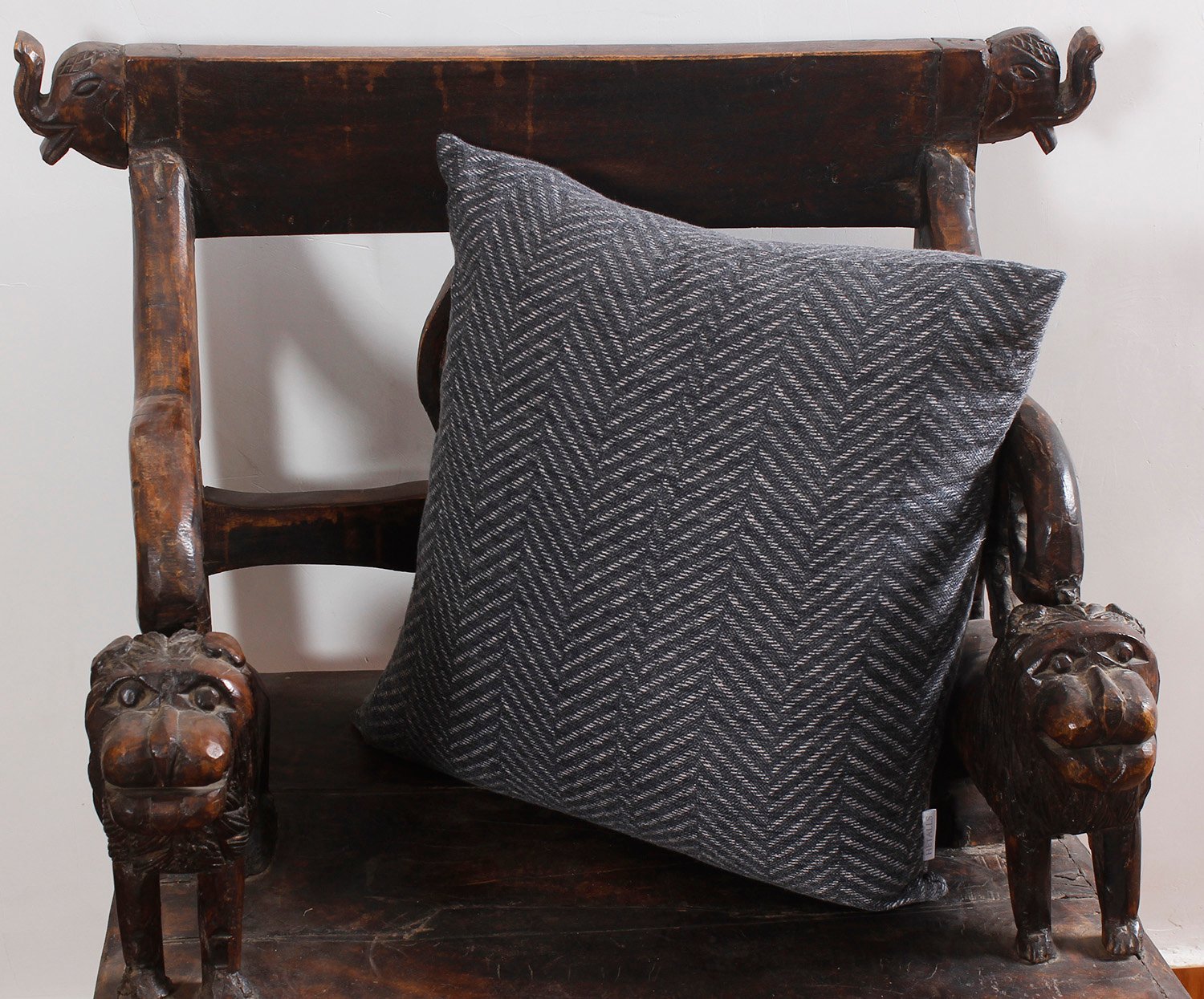 Block Printed Handmade Cotton Cushion for Elegant Home Decor - Image 4