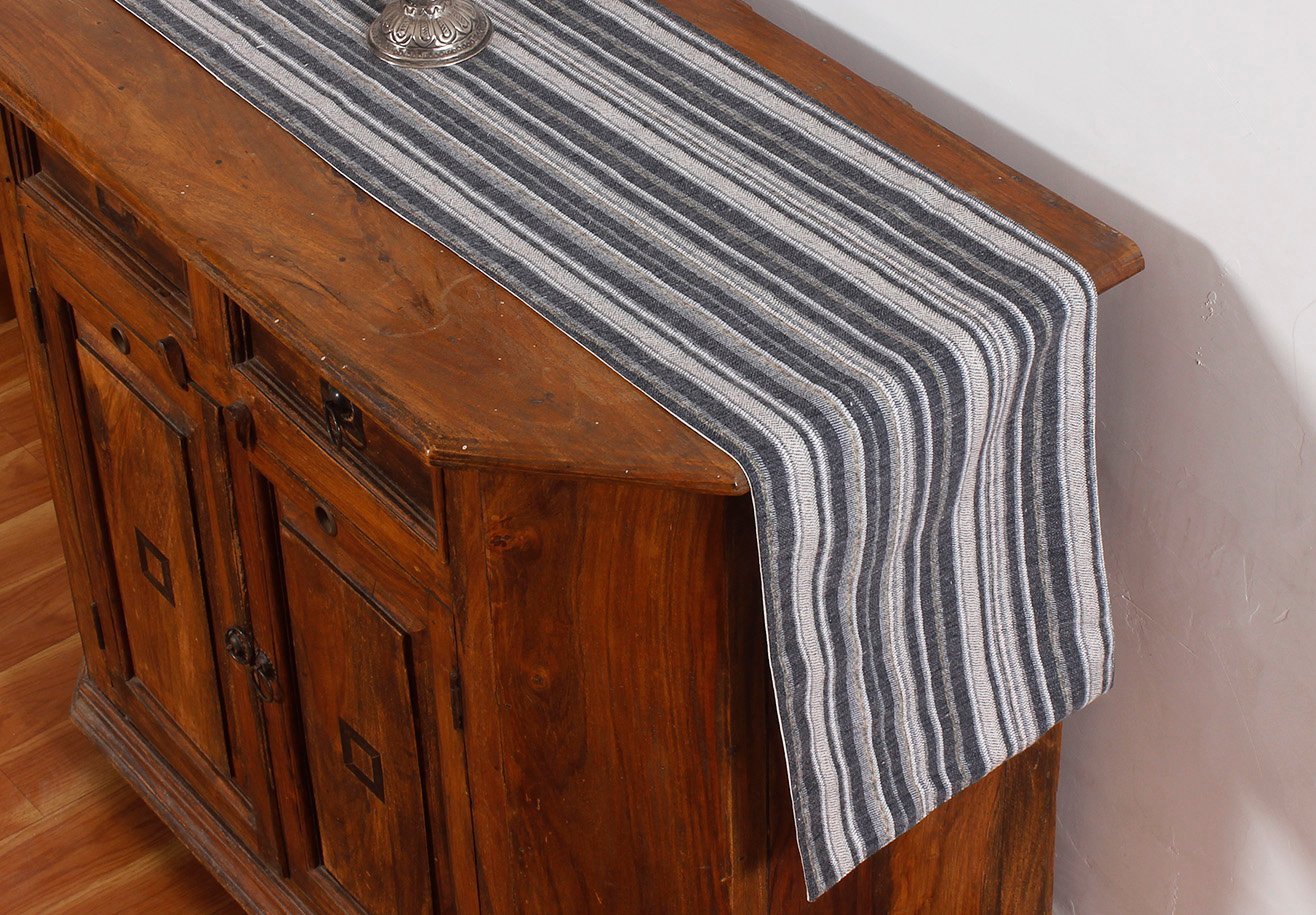 Handmade Decorative Block Print Cotton Table Runner - Image 4