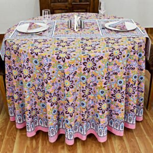 マルチクロス インド綿 ブロックプリントおしゃれ かわいい 花柄ラウンドクロス ブロックプリントソファカバー ルベッドカバー エシカル ハンドメイド インド雑貨 アジア雑貨 ボタニカル マルチクロス インド綿 ブロックプリントおしゃれ かわいい 花柄ラウンドクロス ブロックプリントソファカバー ルベッドカバー エシカル ハンドメイド インド雑貨 アジア雑貨 ボタニカル